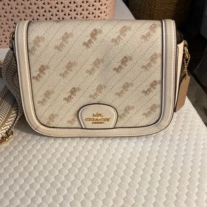 Coach small crossbody saddlebag